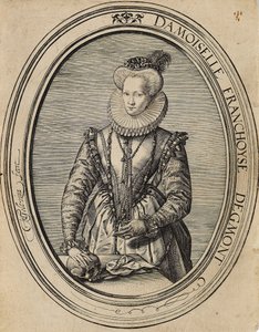 Françoise di Lussemburgo, Contessa di Gavre, Dame de Fiennes da Hendrik Goltzius