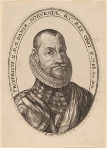 Federico II, re di Danimarca e Norvegia da Hendrik Goltzius
