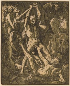 Ercole che uccide Caco