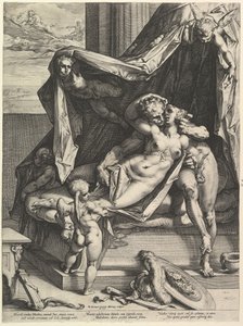 Marte e Venere da Hendrik Goltzius