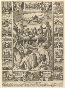 Punitio Tirannorum, dalle Allegorie della Fede Cristiana da Hendrik Goltzius