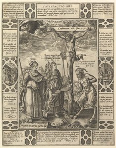 Satisfactio Christi, da Allegorie della Fede Cristiana, da Allegorie Cristiane e Profane da Hendrik Goltzius