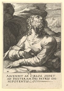 San Bartolomeo, da Cristo, gli Apostoli e San Paolo con il Credo da Hendrik Goltzius
