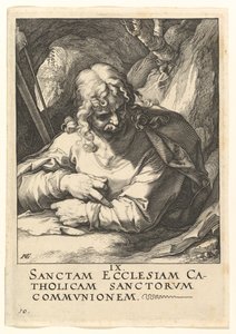 San Giacomo il Minore, da Cristo, gli Apostoli e San Paolo con il Credo da Hendrik Goltzius