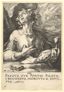 San Giovanni, da Cristo, gli Apostoli e San Paolo con il Credo da Hendrik Goltzius