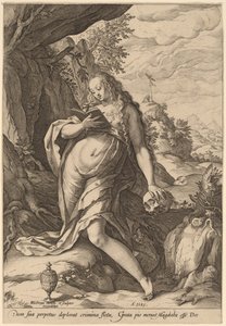 Santa Maria Maddalena penitente da Hendrik Goltzius