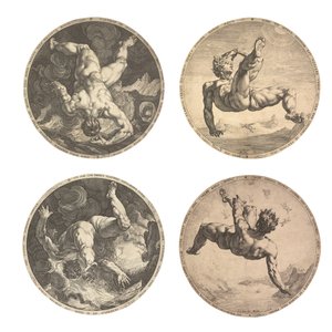 I Quattro Disgraziati da Hendrik Goltzius
