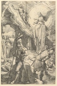 La Resurrezione, dalla Passione di Cristo da Hendrik Goltzius