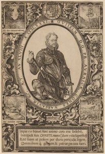 Guglielmo, Conte di Nassau, Principe di Orange da Hendrik Goltzius