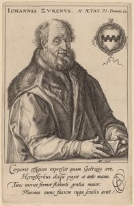 Johannes Zurenus (Jan van Zuren) da Hendrik Goltzius after Maerten van Heemskerck