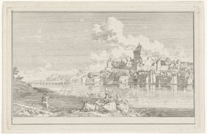 Veduta del Valkhof a Nimega da Hendrik Hoogers