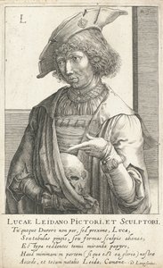 Lucas van Leyden, incisore e pittore olandese da Hendrik I Hondius