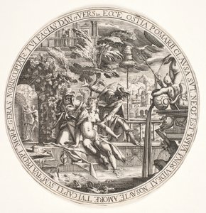 Susanna al bagno da Hendrik I Hondius