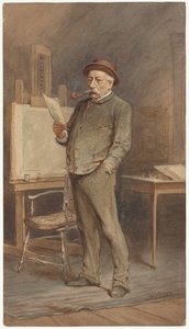 Ritratto di Charles Rochussen nel suo atelier