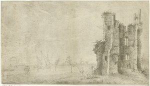 Rovina della Casa di Merwede vicino a Dordrecht