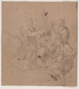 Abramo e Melchisedec. (Genesi 14, 17 f.)