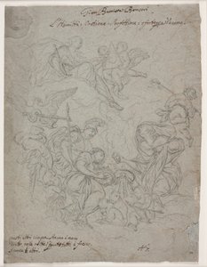 Studi di composizione dopo Gian Battista Boncori da Hendrik Krock