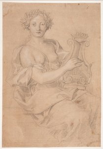 Musa che suona la lira (Erato?)