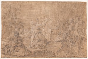 Scena di offerta da Hendrik Krock