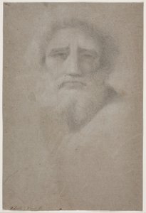 Testa di uomo barbuto da Hendrik Krock