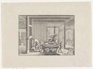 Figure al lavoro in una cartiera da Hendrik Numan