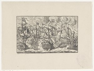Battaglia di Dogger Bank del 5 agosto 1781 da Hendrik Numan