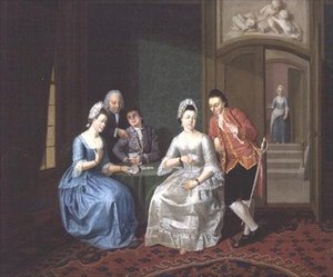 Una partita a carte da Hendrik Pothoven