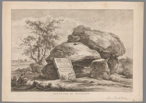 Dolmen vicino al villaggio di Midlaren Hunnebed by Midlaren (titolo sull