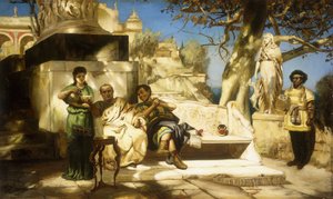 La Siesta del Patrizio da Henryk Siemiradzki