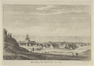 Veduta di Noordwijk aan Zee da Hendrik Spilman