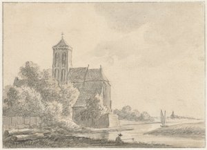 Veduta di Cuijk da Hendrik Tavenier (possibly)