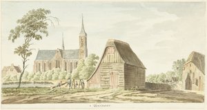 Veduta del villaggio di Hoornaar da Hendrik Tavenier
