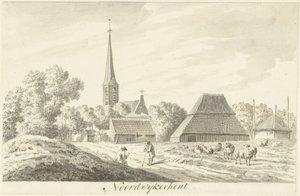 Veduta del villaggio di Noordwijkerhout da Hendrik Tavenier