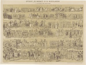 Parata dei Nassau nei Paesi Bassi (1 settembre 1888, Amsterdam) da Hendrik Verlint