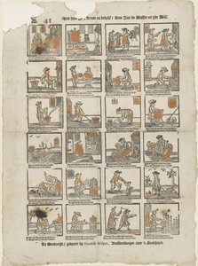 Qui avete la vita e le opere di Jan de Wasser e sua moglie da Hendrik Walpot