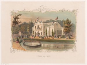 Veduta della sala concerti di Arnhem da Hendrik Wilhelmus Last (attributed to)
