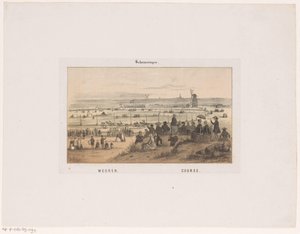 Corsa a Scheveningen il 3 agosto 1846 da Hendrik Wilhelmus Last