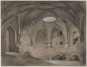 Parte dello Spanjaardshol al Vreeburg di Utrecht da Hendrik Willem Cramer