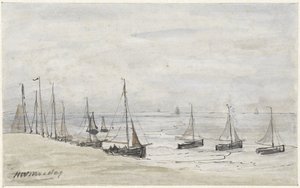 Barche da pesca sulla spiaggia