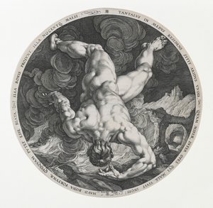 Tantalo, dai Quattro Disgraziati da Hendrik and Cornelisz. van Haarlem Cornelis Goltzius