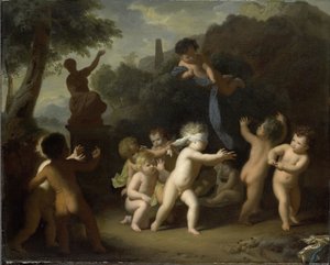 Putti che giocano da Hendrik van Limborch