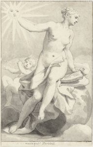 Figura allegorica femminile seduta da Hendrik van Limborch