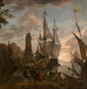 Porto orientale da Hendrik van Minderhout