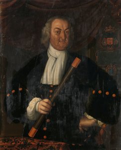 Ritratto di Hendrik Swaardecroon, Governatore Generale delle Indie Orientali Olandesi da Hendrik van den Bosch