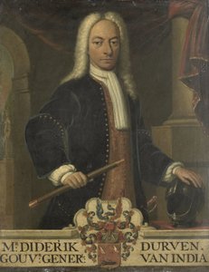 Ritratto di Diederik van Durven, Governatore Generale delle Indie Orientali Olandesi da Hendrik van den Bosch