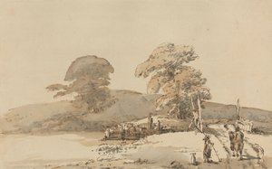 Paesaggio con Ponte da Heneage Finch fourth Earl of Aylesford