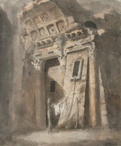Arco in Rovina con una Fila di Panni Stesi, forse a Roma da Heneage Finch fourth Earl of Aylesford