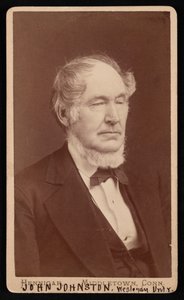 Ritratto di John Johnston 1806-1879, prima del 1876 da Hennigar Bros