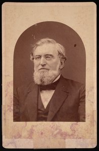 Ritratto di Joseph Cummings 1817-1890, prima del 1890 da Hennigar and Gittings