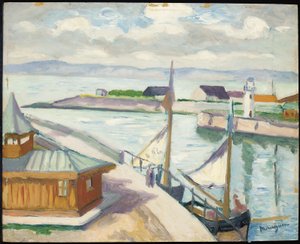 Honfleur da Henri Charles Manguin